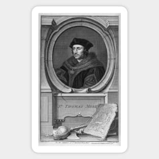 Sir Thomas More, English statesman (C005/4596) Sticker